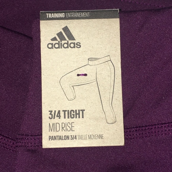 Adidas 3/4 Training Tights NWT - Picture 3 of 7